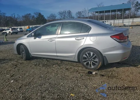 2014 Honda Civic Ex z USA, uszkodzony, nr VIN 2HGFB2F86EH524934